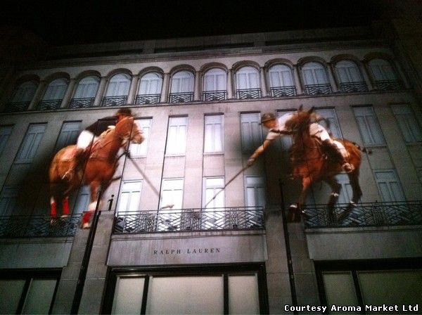 Ralph Lauren 4D installation
