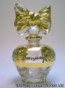 Perfume bottle_golden art